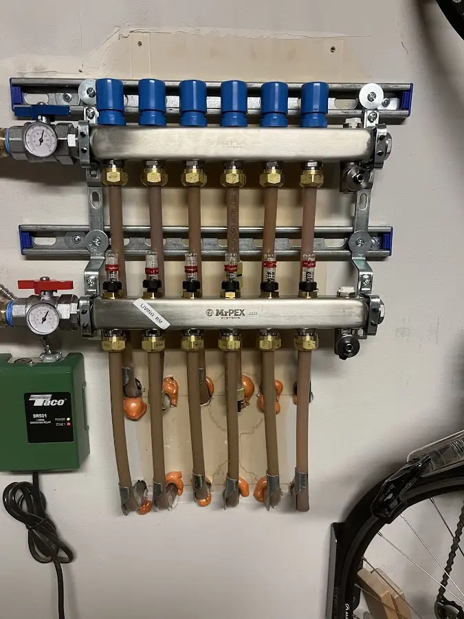 Plumber performing Leak Detection at a residential property in Independent Hill